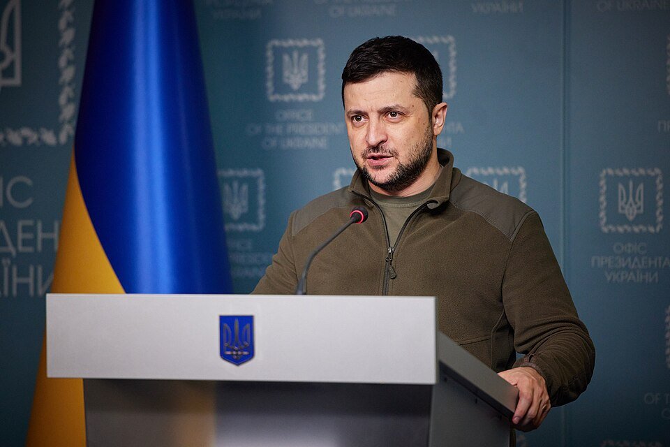 Russia hits Ukrainian security headquarters in drone attack, Zelensky says